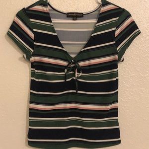 striped tee